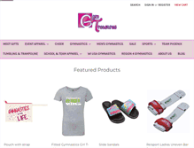 Tablet Screenshot of gymtreasures.com